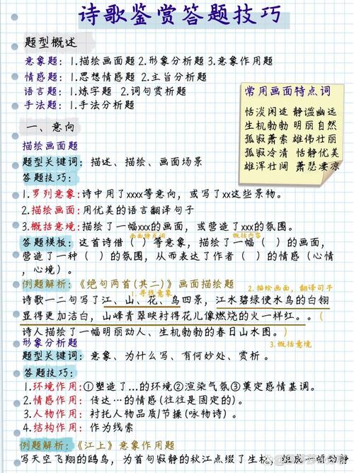 中考语文古诗词鉴赏技巧有哪些实用方法？