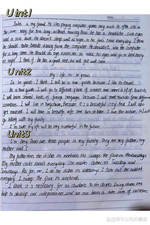 八下英语期末作文范文有哪些主题？