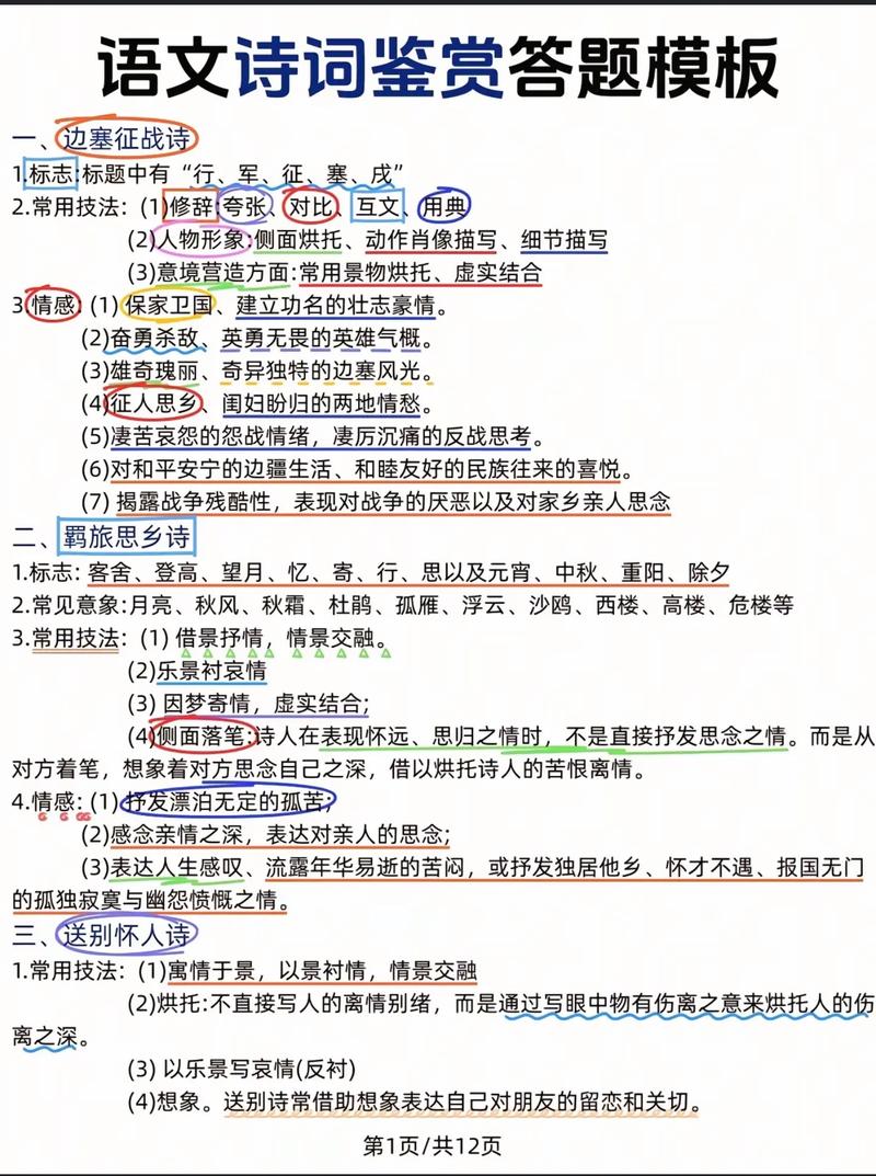2025古诗词鉴赏答案怎么找？