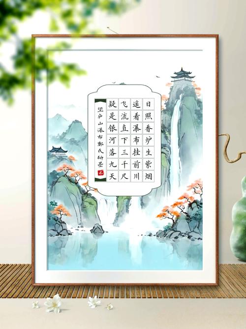 望庐山瀑布古诗阅读题考什么？