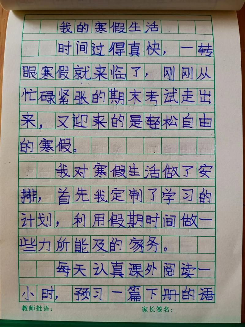 初二寒假生活作文，如何写出彩？