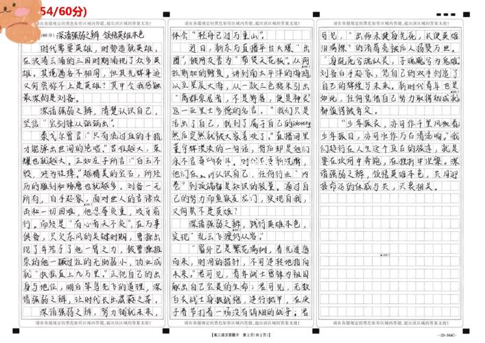 上海高三一模语文作文考什么？