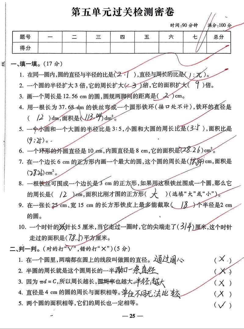 六年级上册第五单元复习重点有哪些?