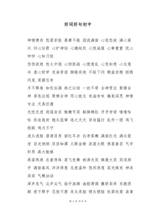 语文中考作文好词好句如何高效积累运用？