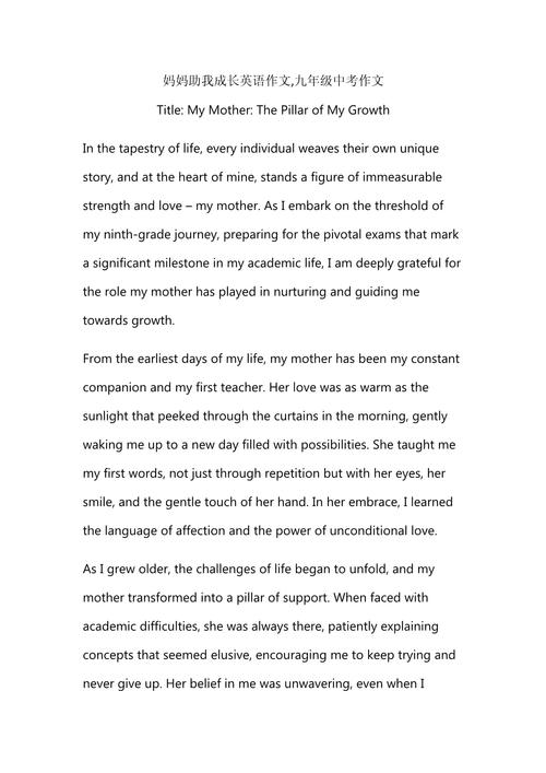 九下英语十三单元作文怎么写？