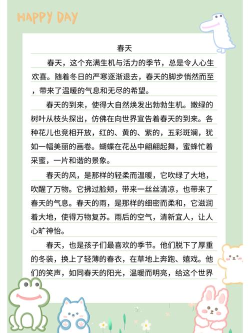 七年级如何描写春天作文？