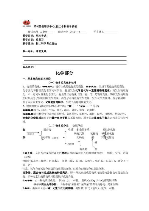 八年级科学下册复习提纲重点难点有哪些？