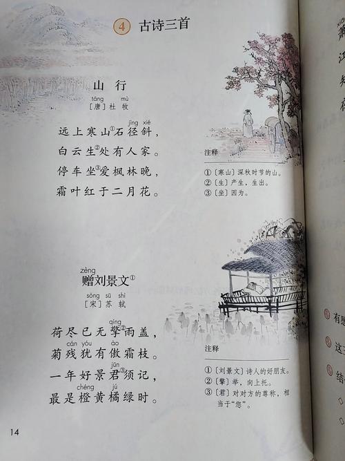 人教版小学古诗有哪些经典篇目？