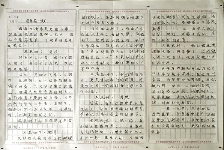 终于等到了半命题作文