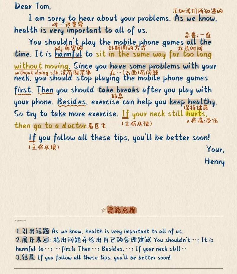 初二英语第一单元作文怎么写？