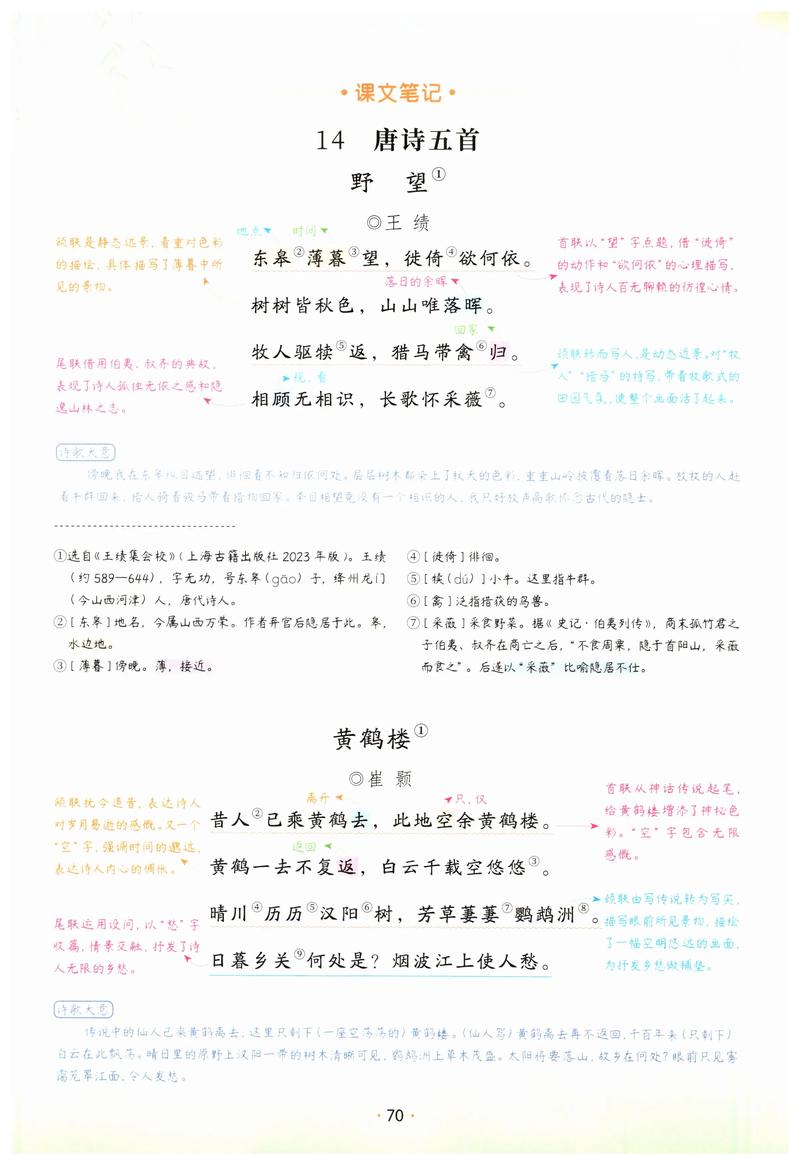 八年级上册古诗十首有何深意与考点？