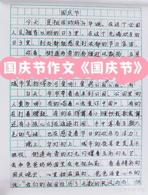 国庆作文800字,如何写出真情实感?
