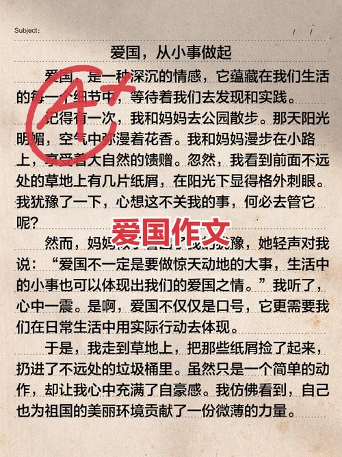 爱国作文,何为少年心中的爱国模样?