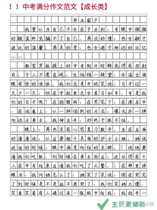 中考作文，你真的准备好了吗？