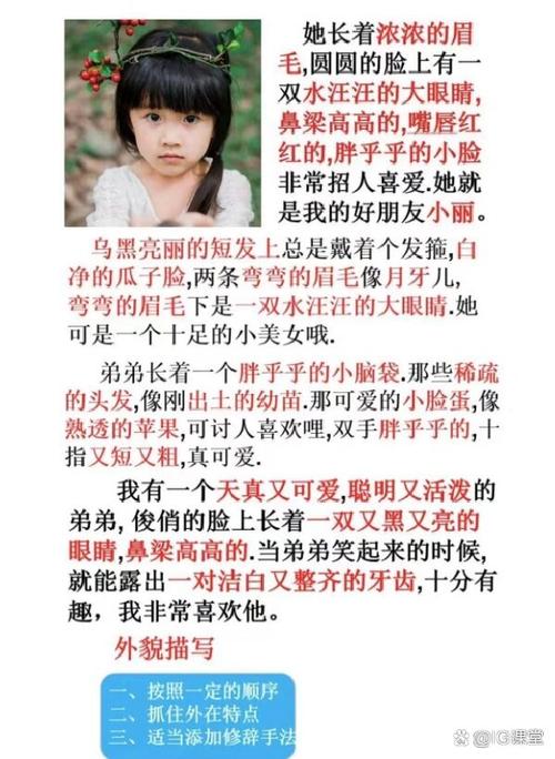 初中作文人物描写指导