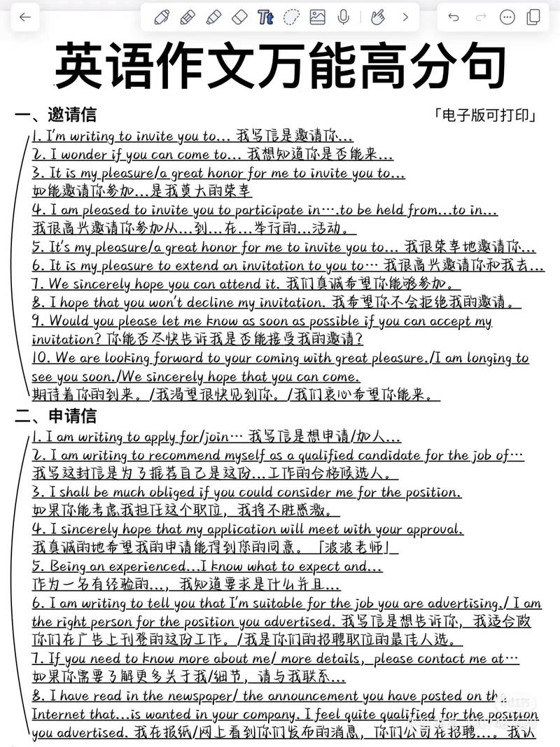 初中英语作文高分秘诀