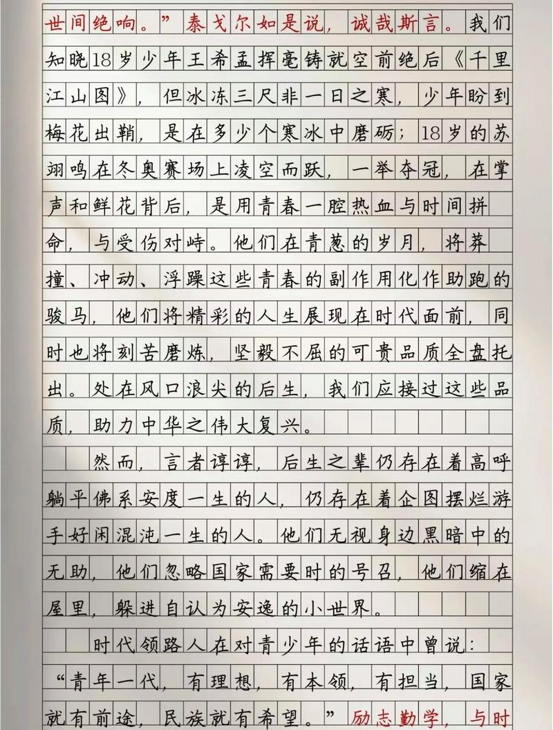高中作文竞赛优秀作文