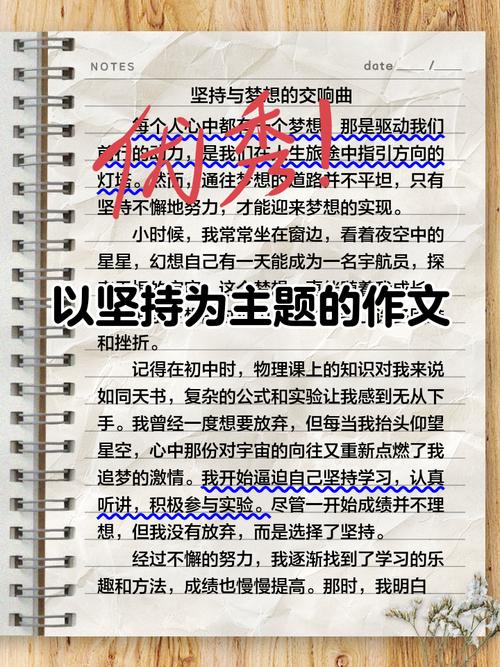 坚持让我如此美丽作文