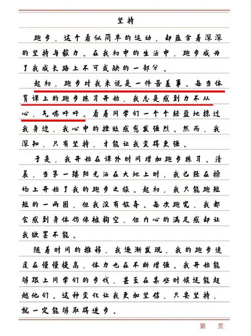 坚持让我如此美丽作文