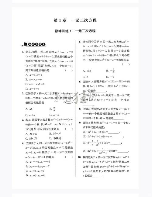 2025九年级上册数学