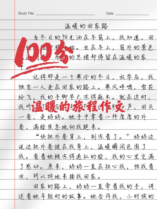 温暖的旅程的范文作文