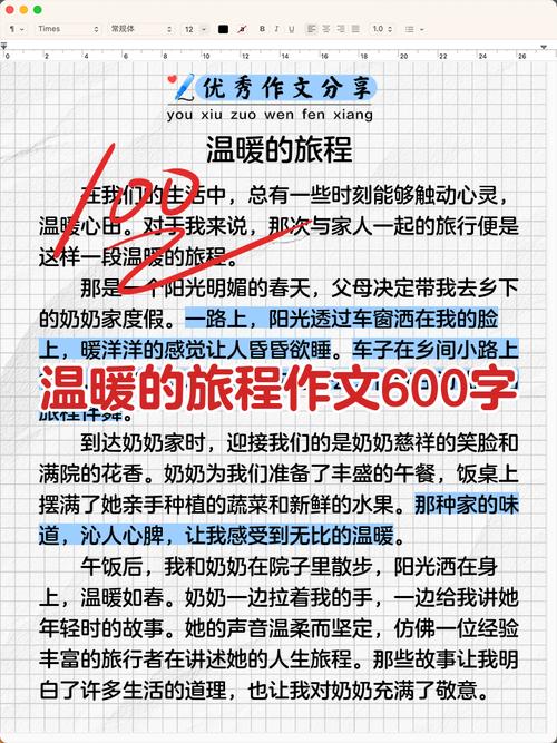 温暖的旅程的范文作文