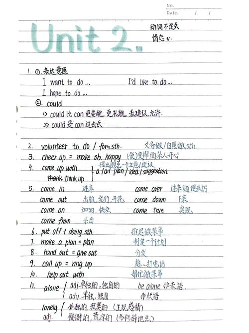 八年级下册英语第二单元