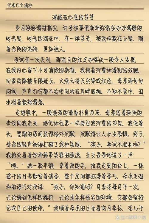 优秀满分作文800字