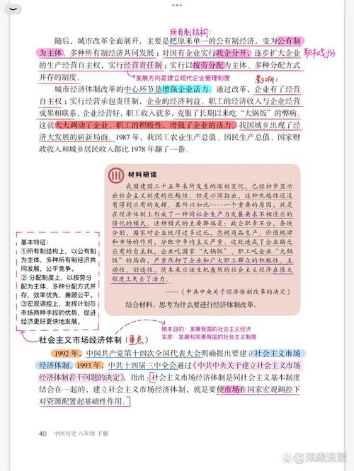 北师大版历史八年级下册