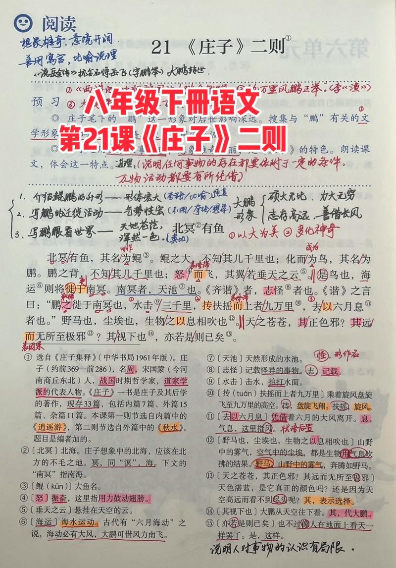 语文八年级下册第六单元