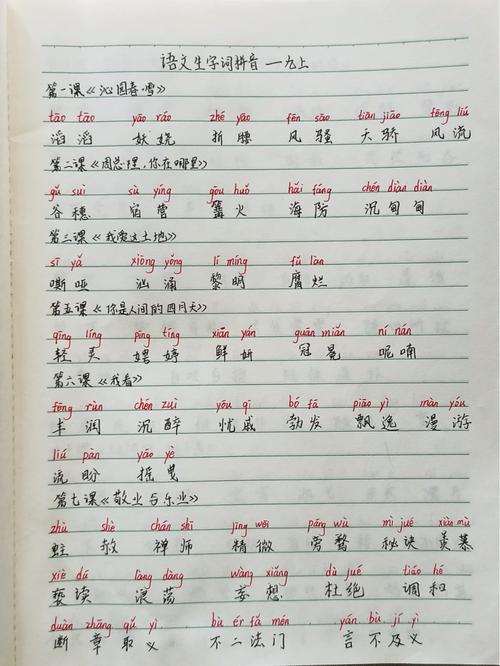 九年级上册古诗词注音