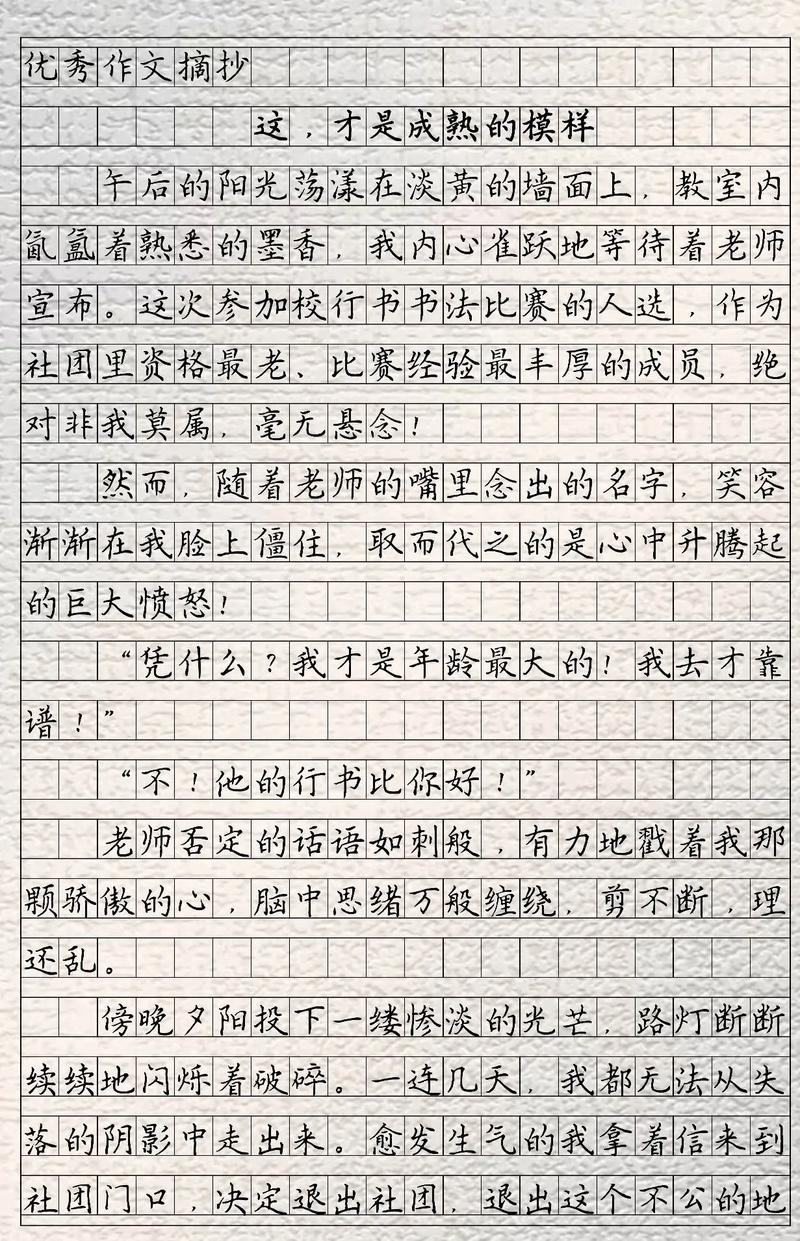 这才是真正的 作文