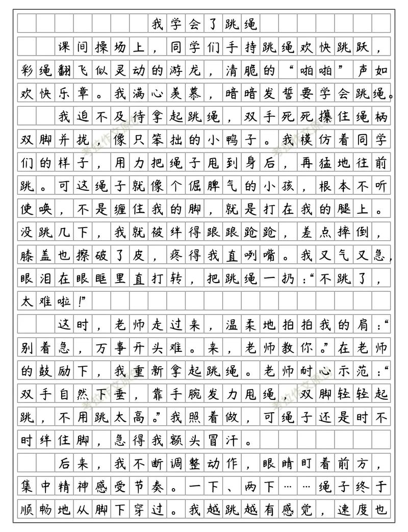 作文《生活的绳索》