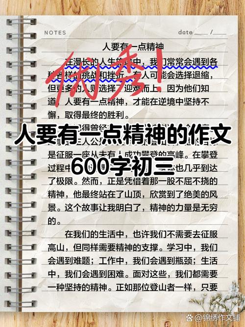 精神追求的作文素材