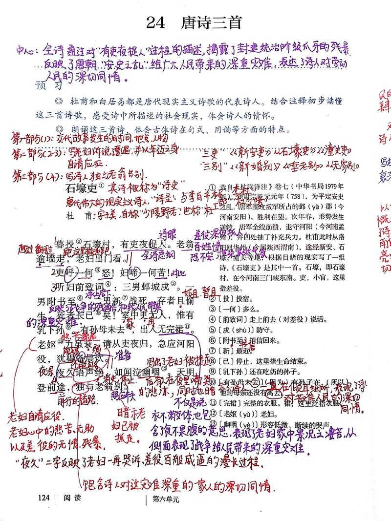 人教版八下语文古诗文有何教学重点？