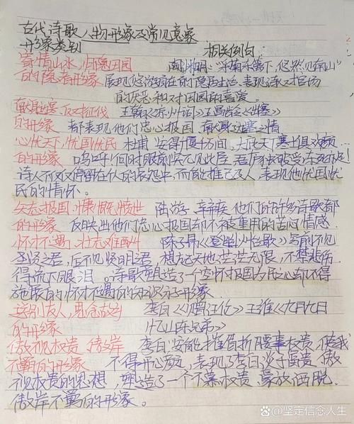 古诗中人物形象阅读题