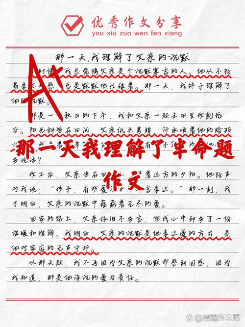 初一作文半命题作文