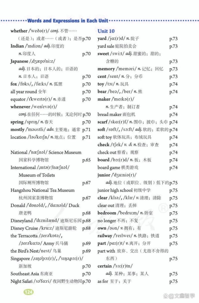 人教版八下词组有哪些？