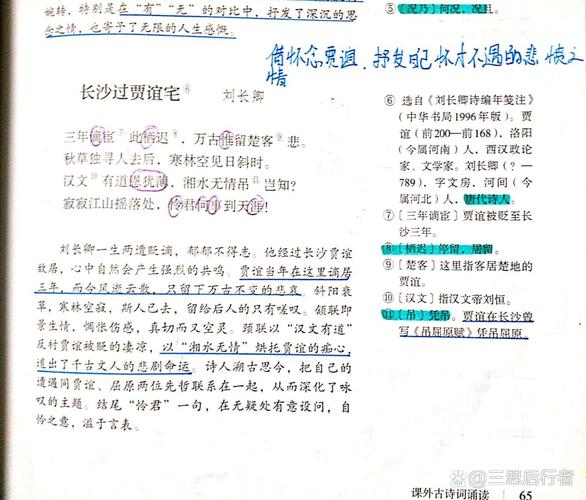 九上课内外古诗文阅读