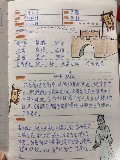 空城计阅读答案五年级