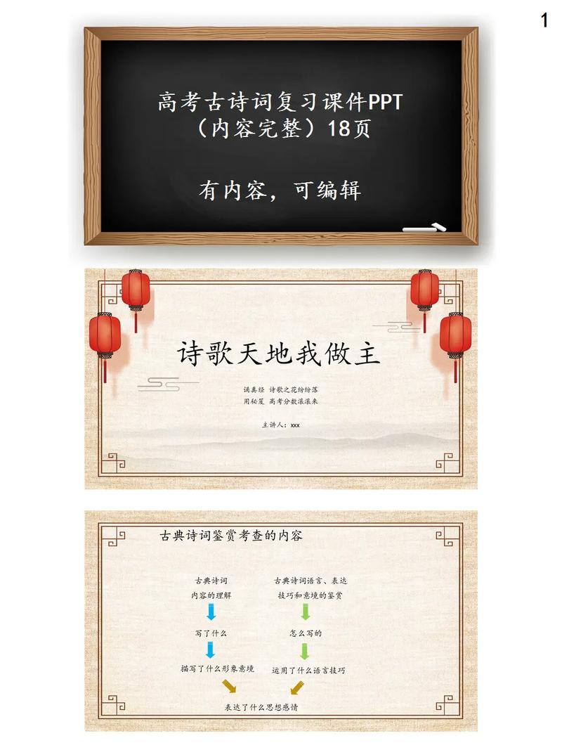 古诗词竞赛PPT高中，如何设计更出彩？