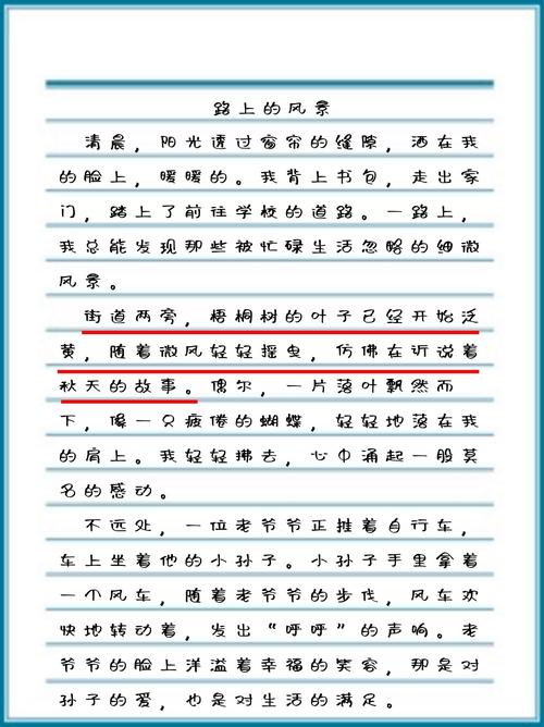 风景在中考作文里，为何说在路上？