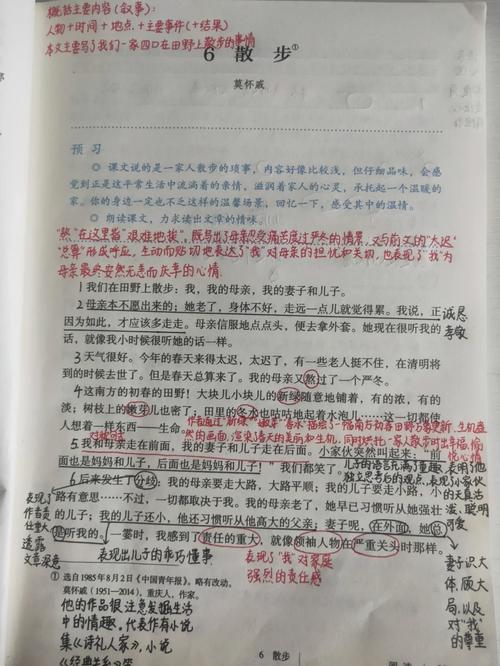 七年级上册语文第6课讲了什么重点内容？