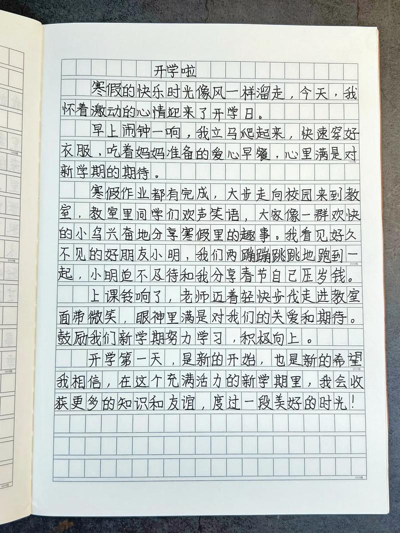 暑假开学第一课作文怎么写?