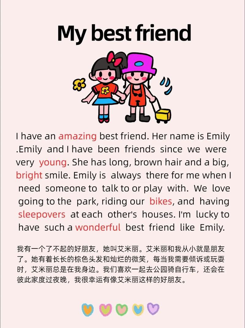 我的新朋友是谁?英语作文该如何写?