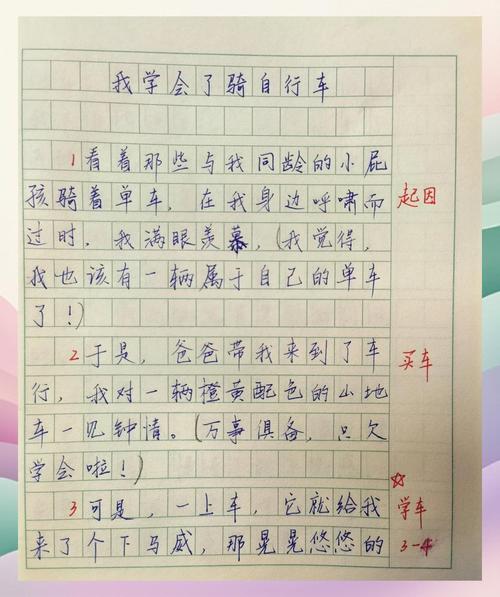 我看共享单车 作文