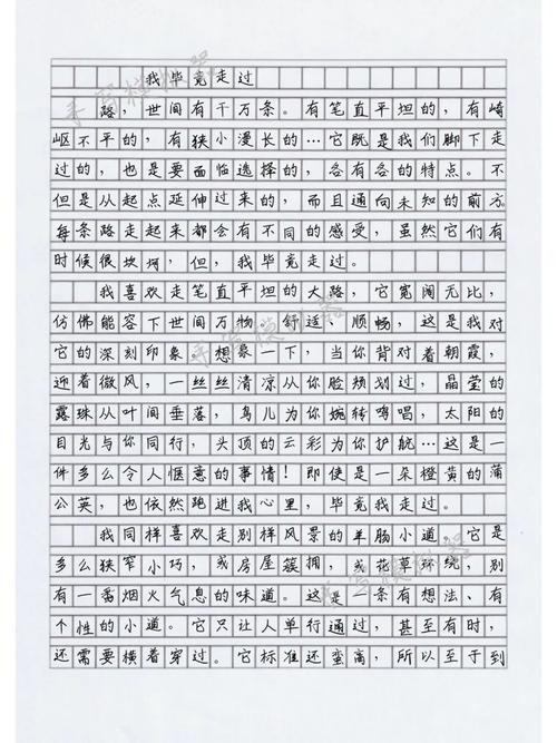 中考作文，走过就够了吗？