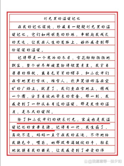 回忆那温暖时光作文