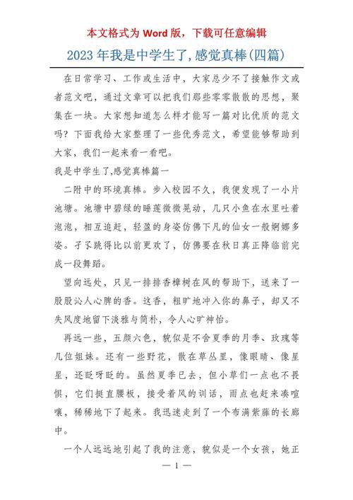 中学生作文开头如何写出彩？