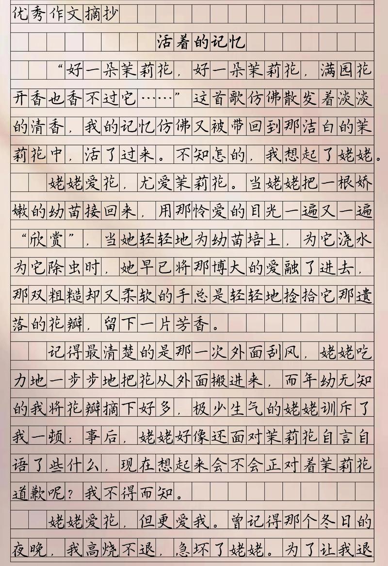 佛山中学小莉作文有何特别之处?